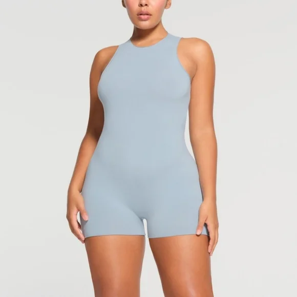 SKIMS NWT Raw Edge Onesie/Romper - Picture 2 of 5